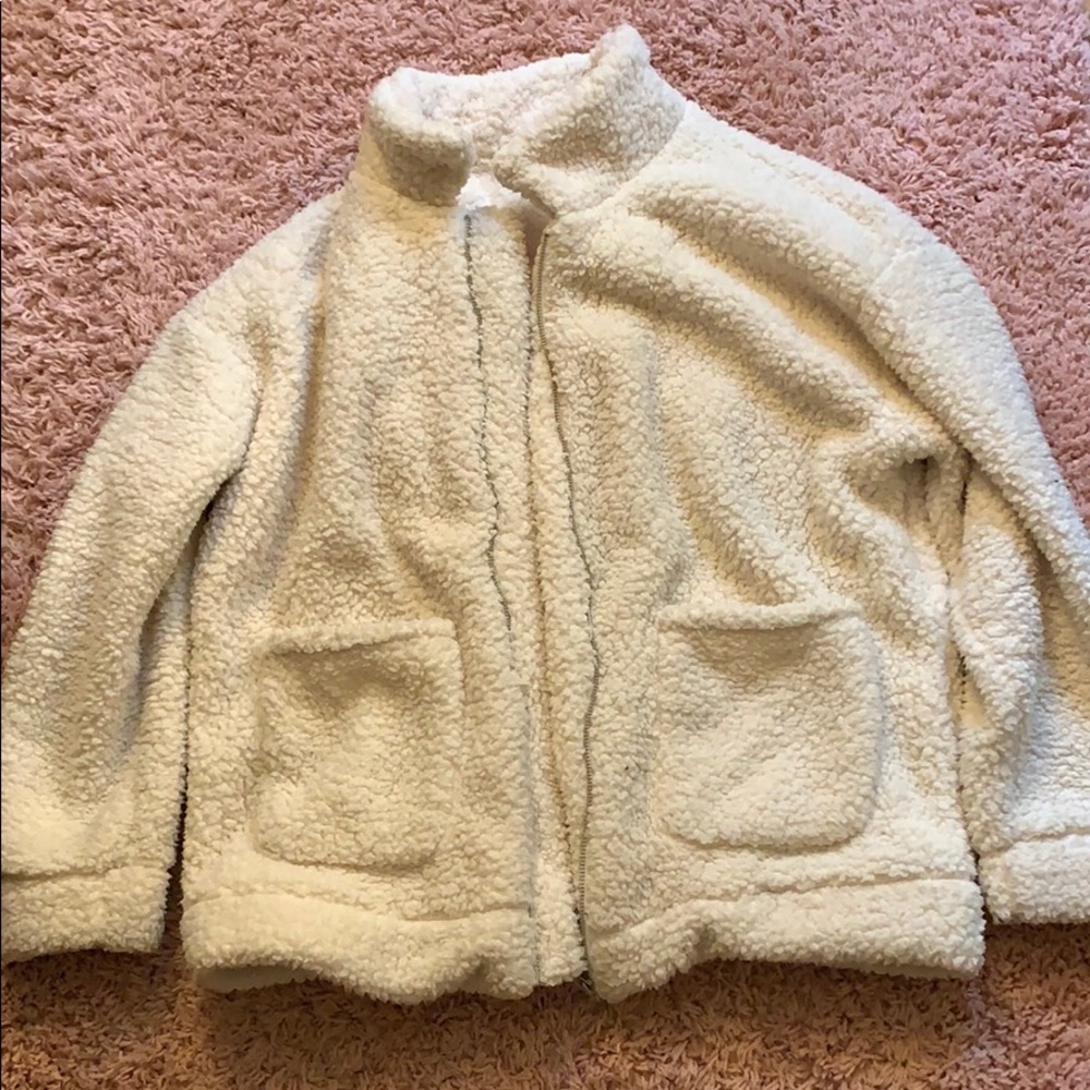 Women's Coat Casual Lapel Fleece